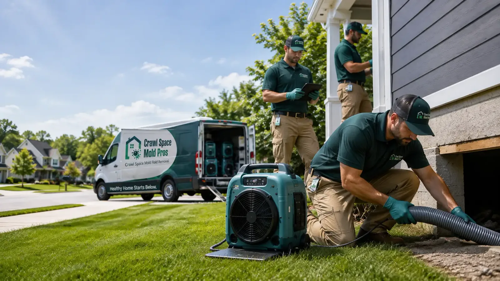 Crawl Space Mold Removal in Manhattan, KS
